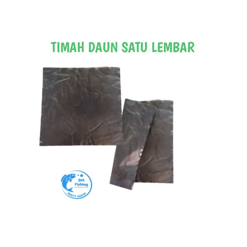 TIMAH DAUN SATU LEMBAR 17 X 20 CM