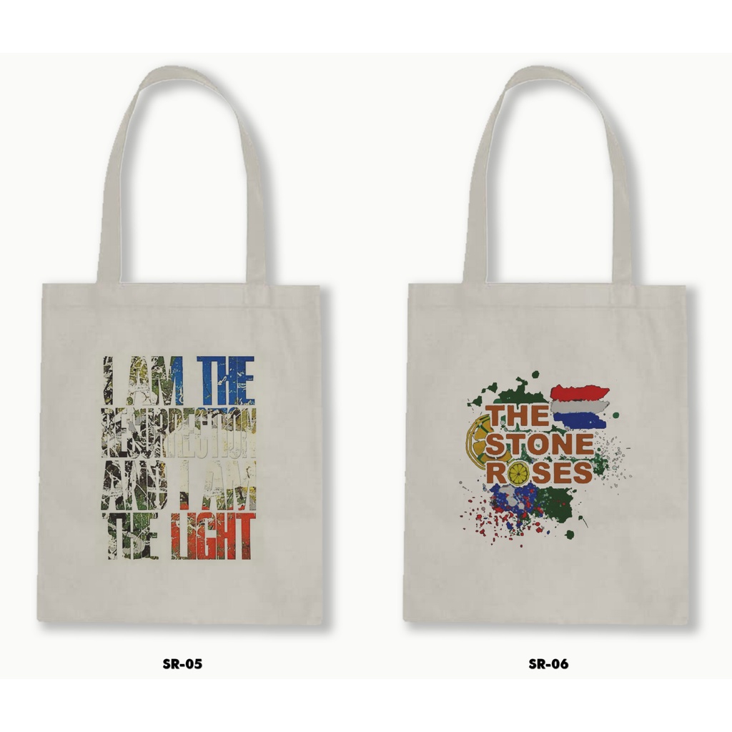 TOTE BAG BLACU - THE STONE ROSES