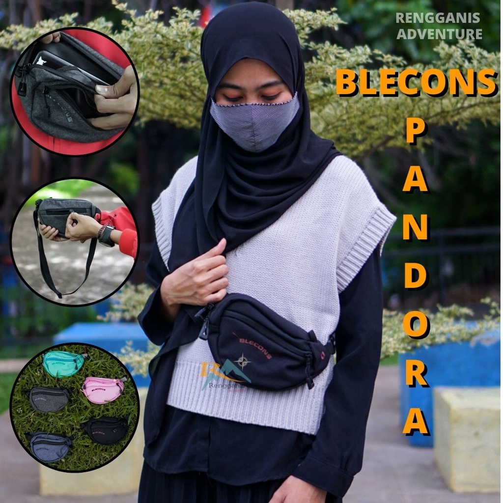 Tas Pinggang Selempang BLECONS MINI WAISTBAG PANDORA KECIL Outdoor Casual