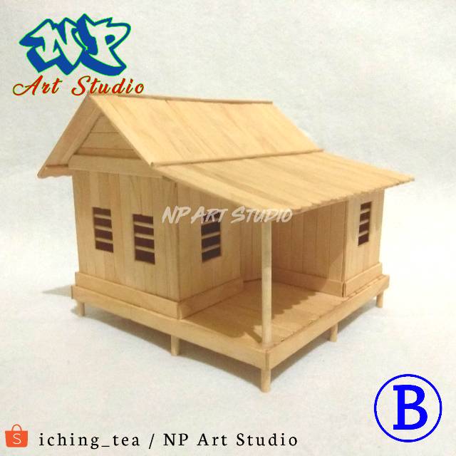 Jual Miniatur Rumah Adat Baduy Banten Di Lapak Arqee Art Bukalapak