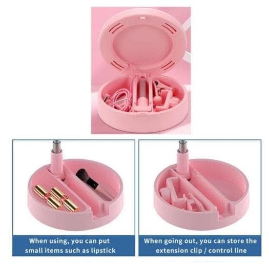 Hot Produk Make Up Holder Dan Cermin Make Up Mai Appearance G3 Lampu