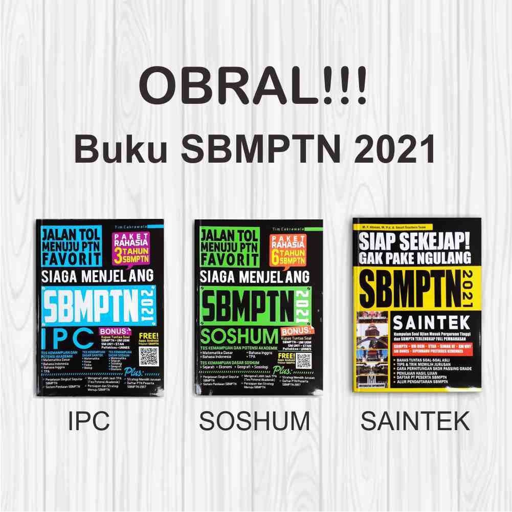SBMPTN 2021 (IPC, SOSHUM, SAINTEK)