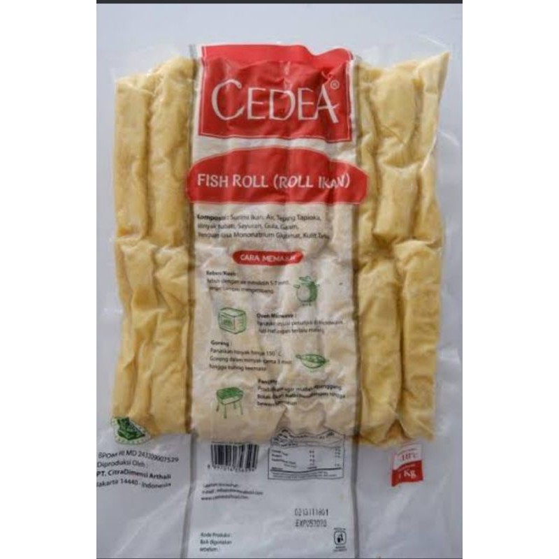 

Cedea fish roll 1kg (isi 40)