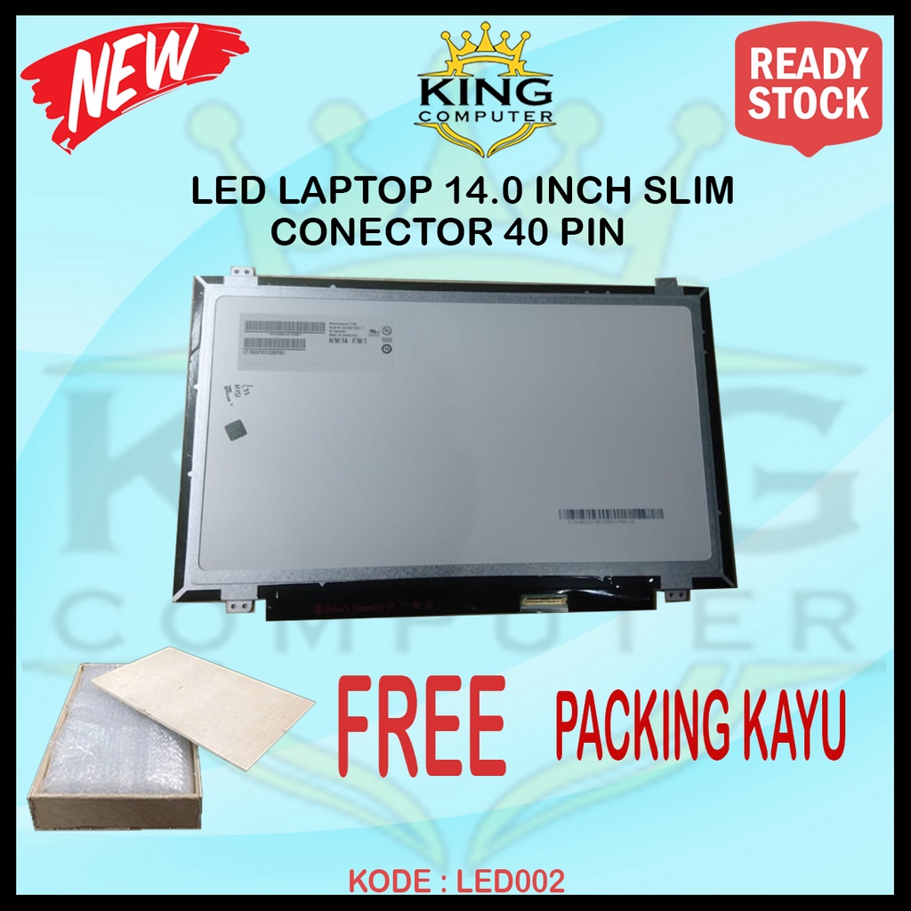 LED LAPTOP 14.0 14 Inch SLIM 40 PIN ASUS X451 X453 SERIES