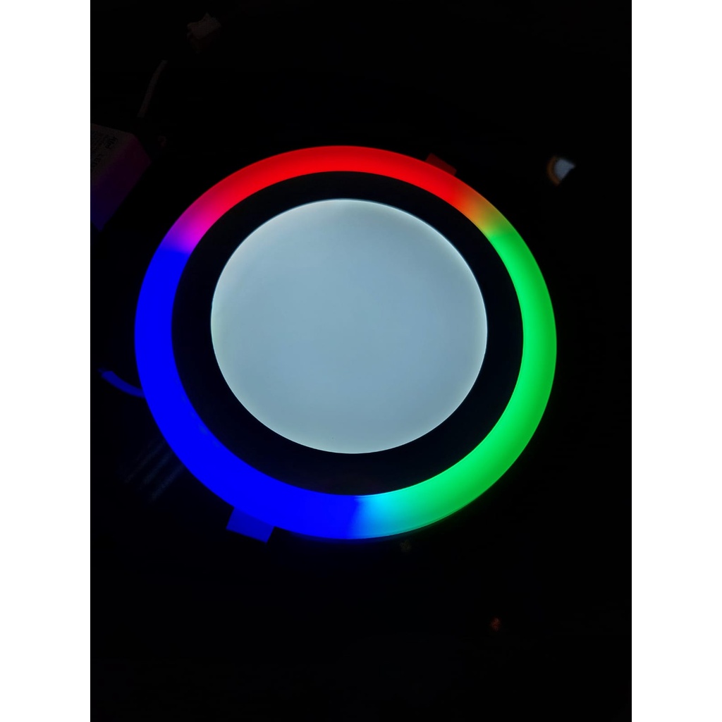 Panel Inbow RGB 12watt+4watt/ Lampu Downlight