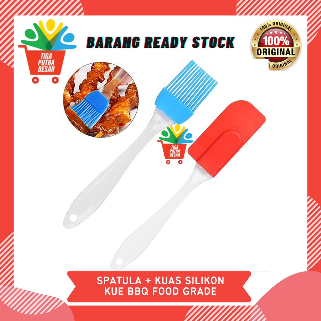 KUAS DAN SPATULA SILIKON SUPER ANTI PANAS SERBAGUNA