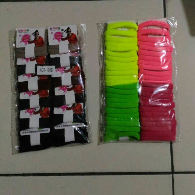 

Karet kuncir spandek isi 48 pcs