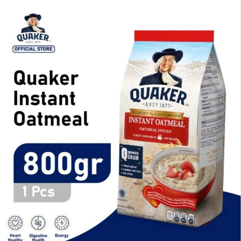 

quaker instan oatmeal 800gr
