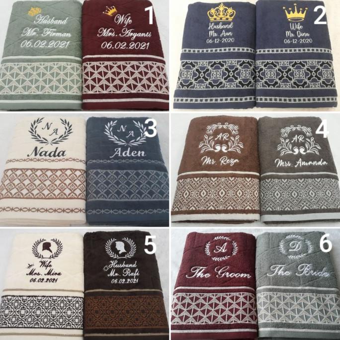 (SATU) HANDUK TERRY PALMER SIGNATURE + BORDIR/HANDUK SESERAHAN