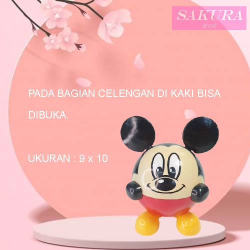 SAKURA Celengan Anak Bulat Karakter/ Celengan Lucu 133044