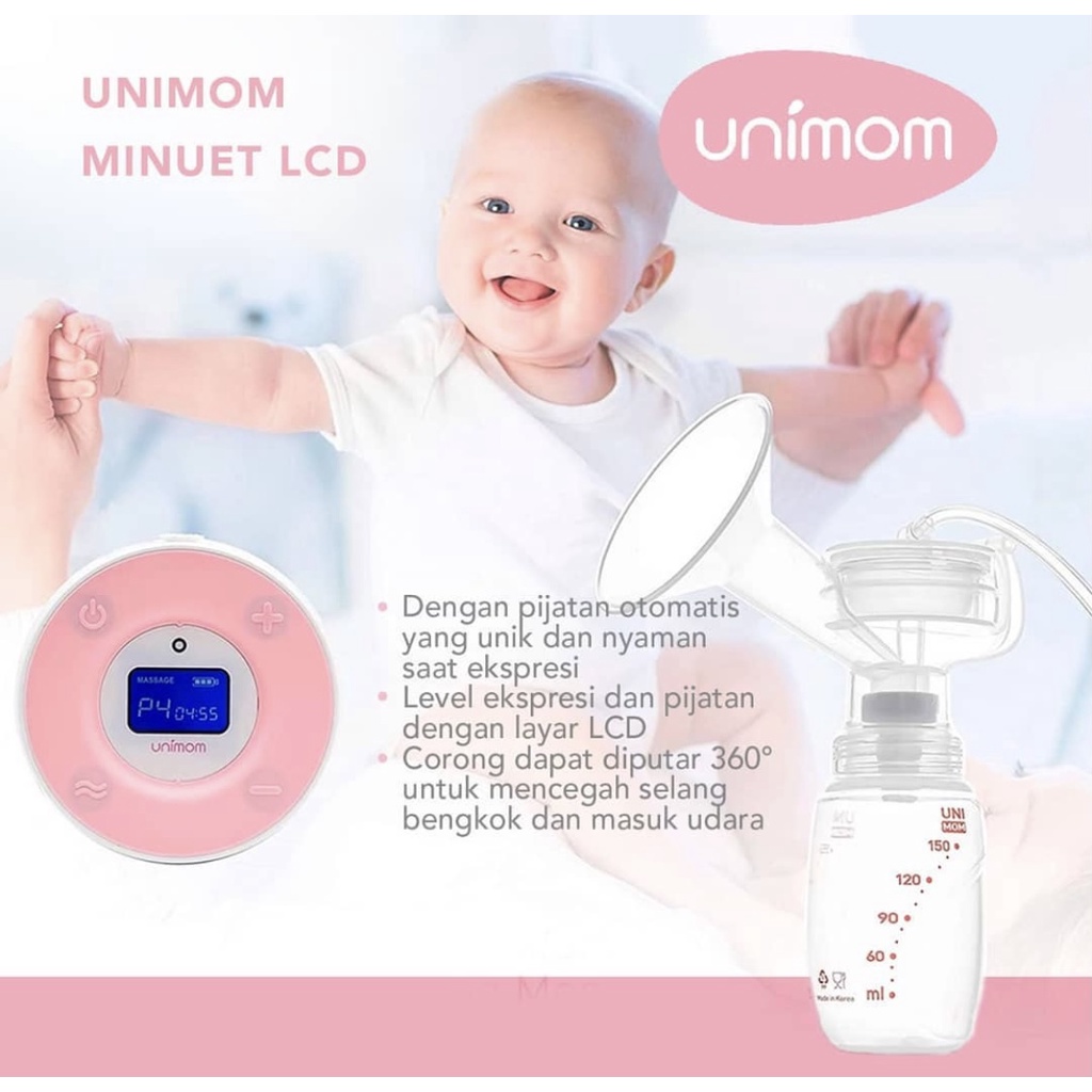 UNIMOM MINUET LCD DOUBLE ELCTRICAL BREAST PUMP