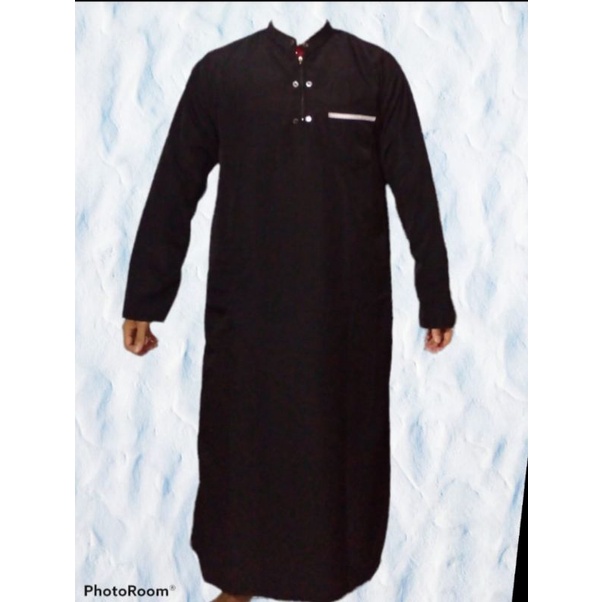 gamis pria/jubah pria/ jubah pria dewasa/ jubah pria remaja/ motif polos