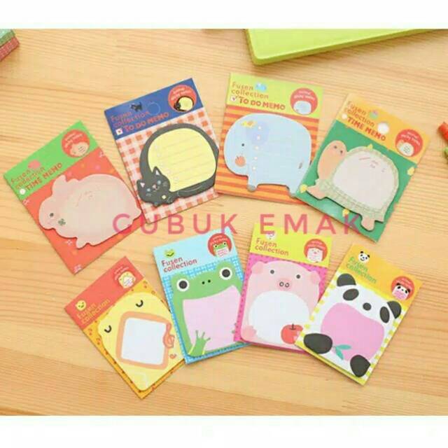 

Sticky Notes Lucu Kecil Panda Kelinci Ayam Kura-Kura Kucing Memo Catatan Buku Note Terlaris