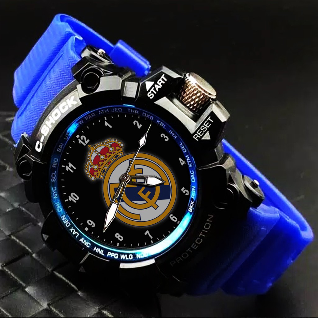 (EXCLUSIVE) JAM TANGAN REAL MADRID 2 (STRAP WARNA)