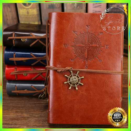 

Buku Binder Catatan Jurnal Harian Kulit Retro Compass Kertas A5