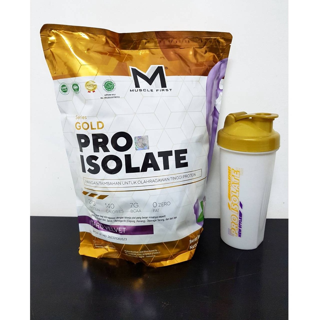 Jual Pro Isolate M1 5 lbs Muscle First MuscleFirst Whey Protein Gold ...