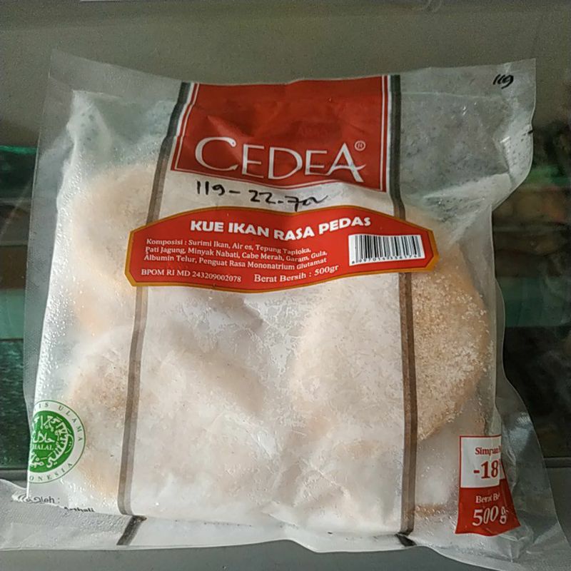 

Cedea kue ikan pedas 500gr
