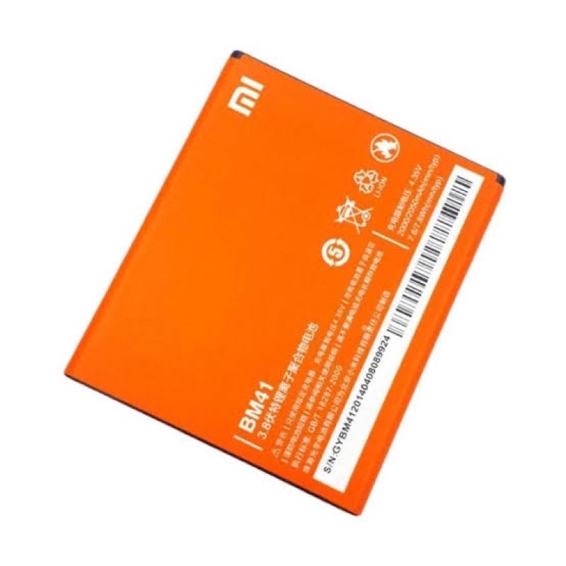 Batterai Xiaomi BM 41 / BM 44 / Redmi 1S / Redmi Note Model Original Baterai BM41 BM44