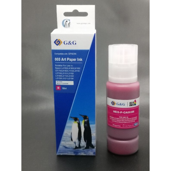 Tinta artpaper / art paper G&amp;G tipe botol 003