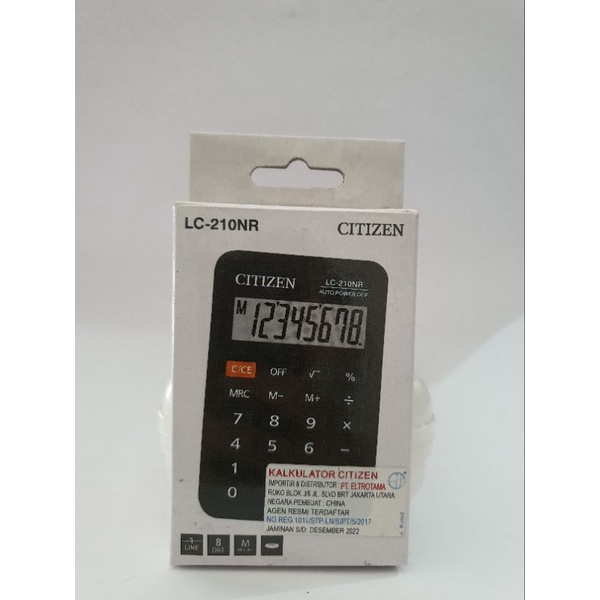 

kalkulator citizen LC 210 NR
