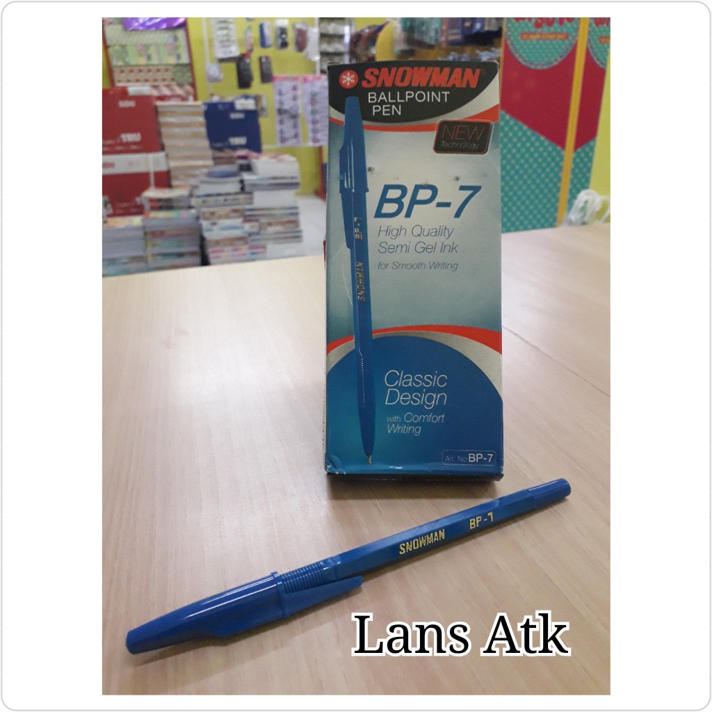 

Pulpen - Ballpoint Snowman BP-7 Blue