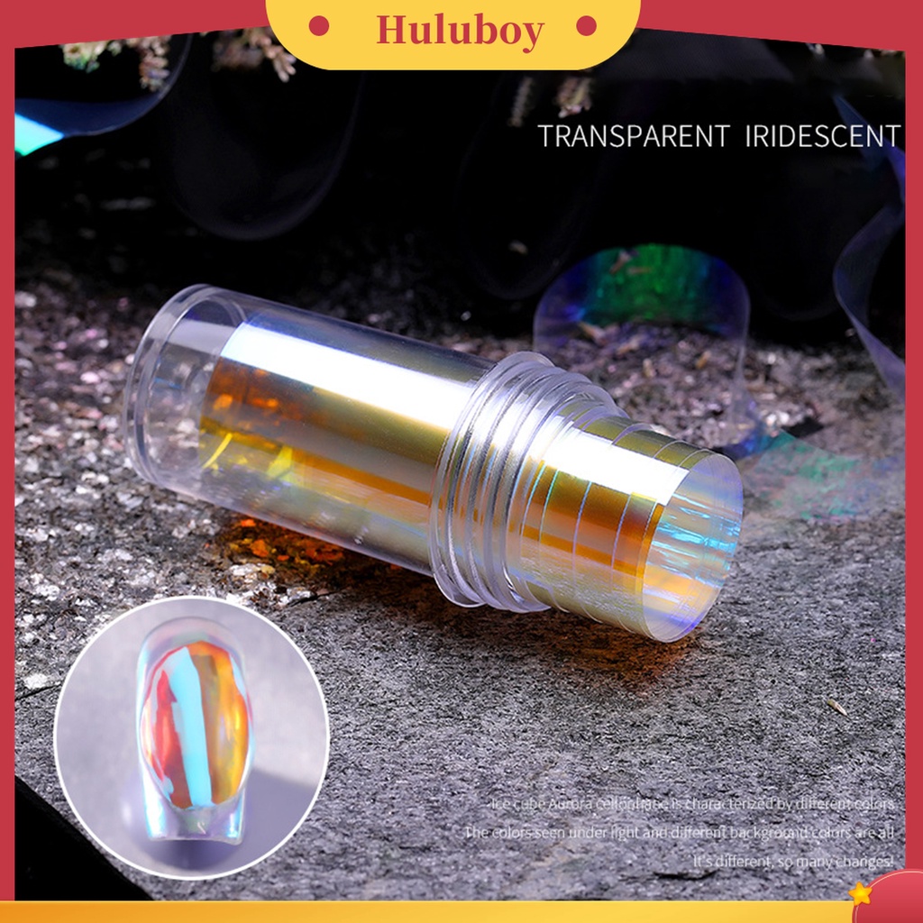 Huluboy Huluboy♡ Stiker Kuku Super Berkilau Untuk Dekorasi Nail Art