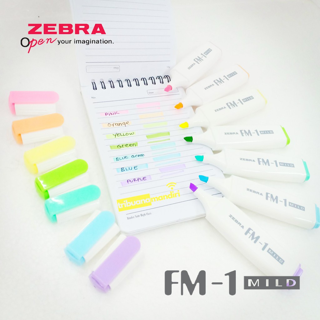 

Highlighter Pastel Zebra FM-1 Mild