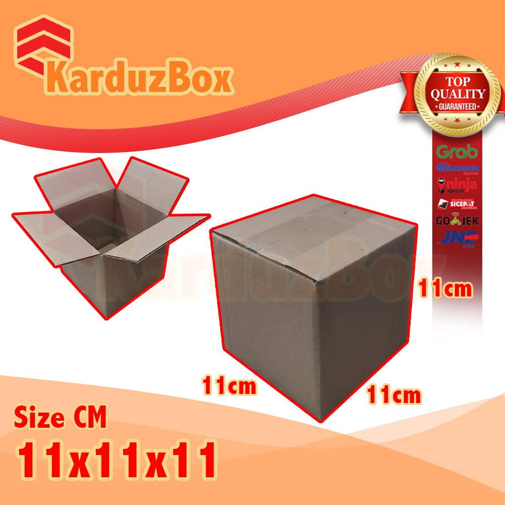 

11x11x11 kardus box packaging POLOS BARU