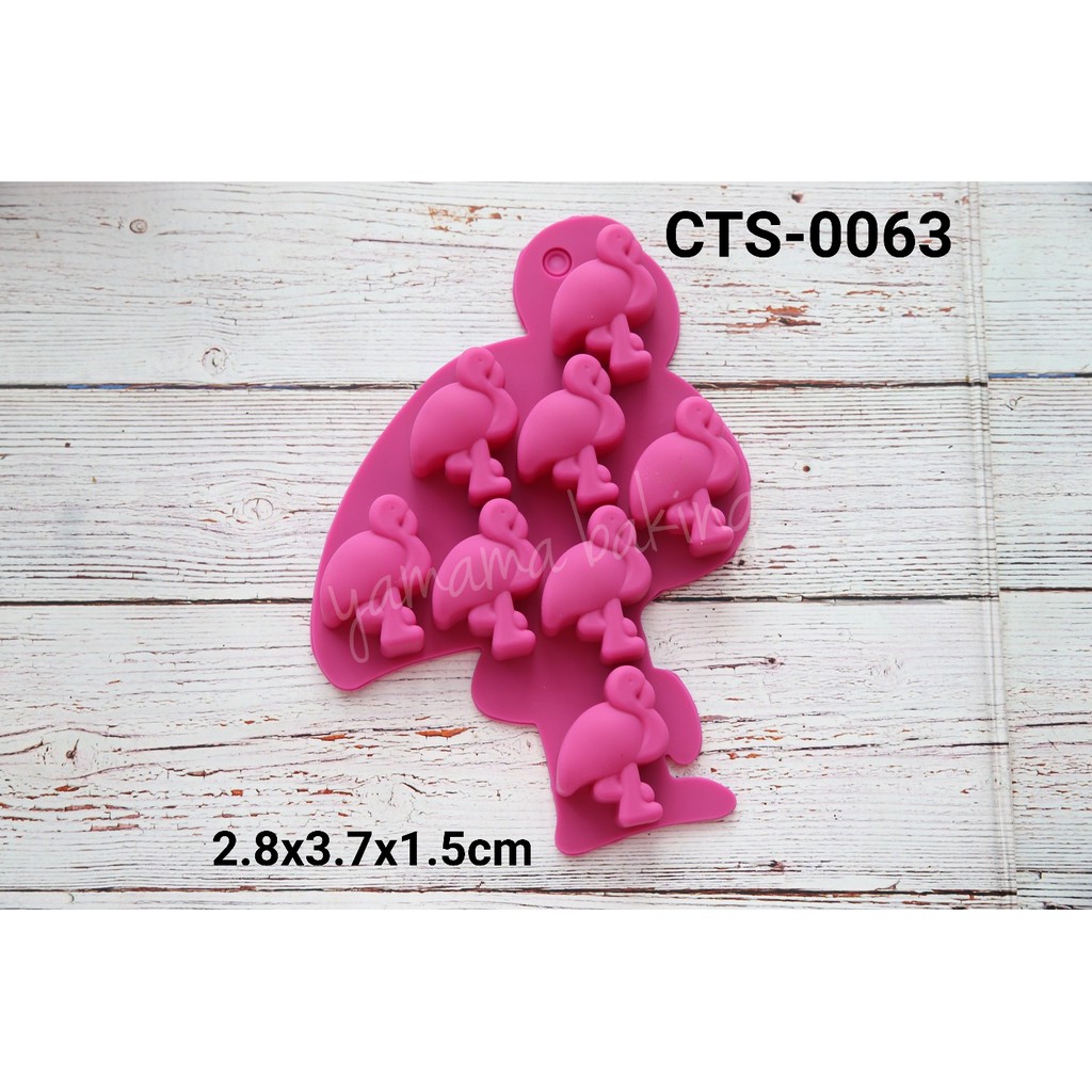 CTS-0063 Cetakan silikon coklat fondant pudding turkey kalkun ayam