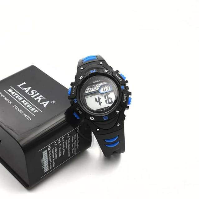 JAM TANGAN ANAK ABG LASIKA ORIGINAL WATER RESIST DIGITAL LED