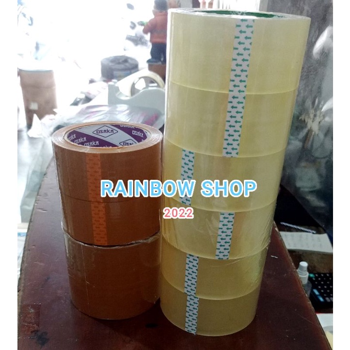 

lakban coklat dan bening