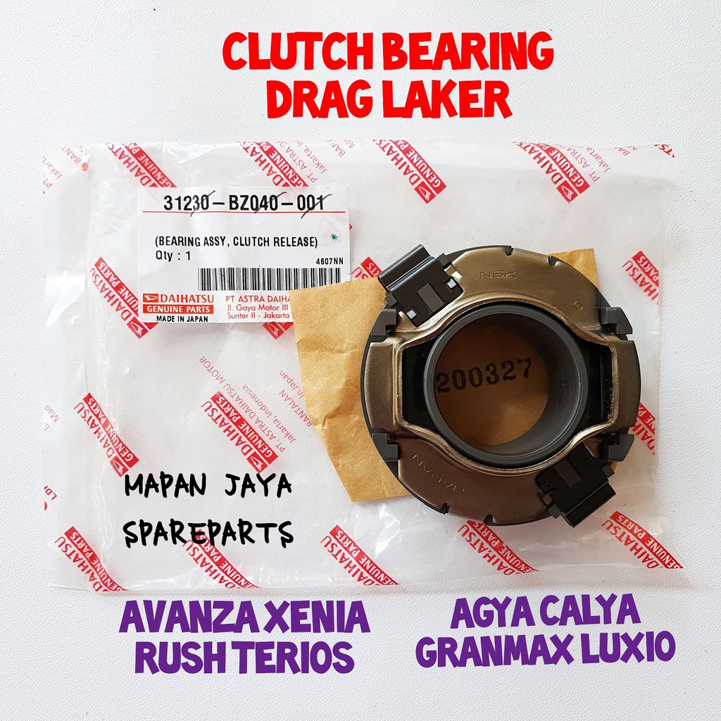 ORI CLUTCH BEARING - DRAG LAKER AVANZA XENIA GRANMAX RUSH AGYA CALYA