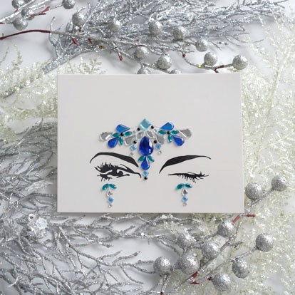 

POTATOO Face Jewel Sticker - BLUE MERCURY