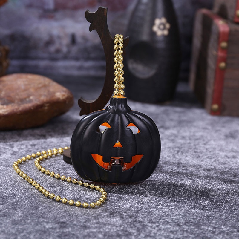 Kalung Dengan Liontin Bentuk Labu Halloween Untuk Hadiah