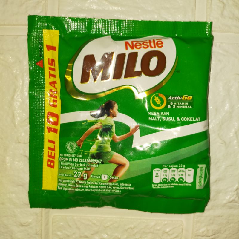 

NESTLE MILO SACHET ACTIV GO COKLAT 22g Warung Online