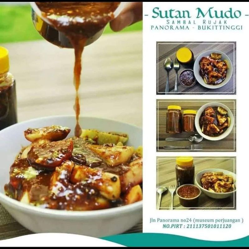 

Sambal Rujak Sutan Mudo Bukittinggi||Berat400g