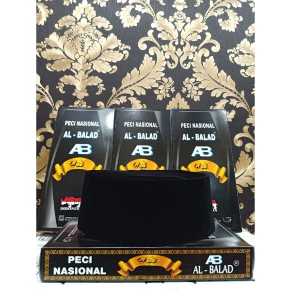 Peci Albalad Peci songkok Banten Peci Albalad Nasional Peci songkok hitam & Peci Bulu Bahrul