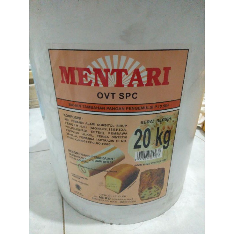 Ovalet Mentari  250gram Cake Emulsifier