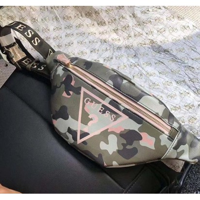 PGBAGS_WAISTBAG GGUESS ARMY FASHION WANITA BAHAN PU PREMIUM #119090