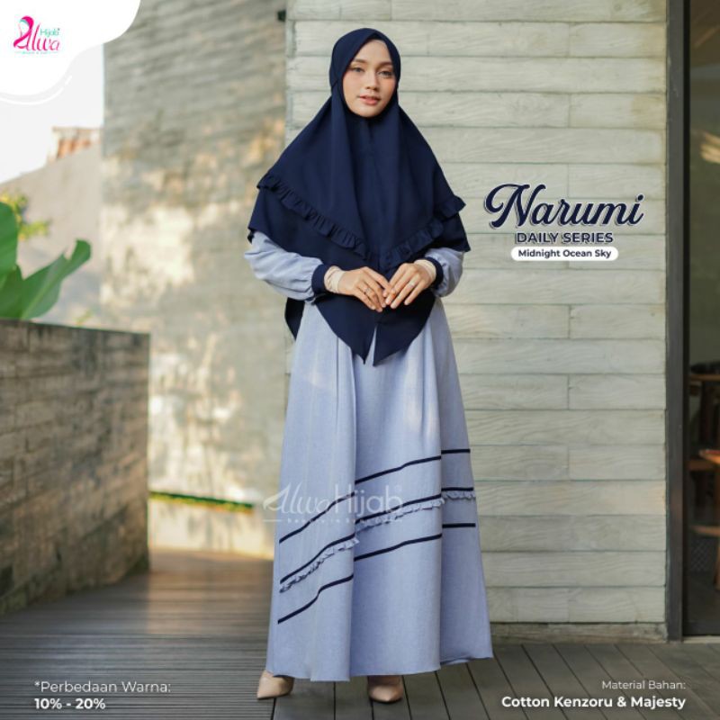 NARUMI DAILY SERIES BY ALWA HIJAB | GAMIS PREMIUM ALWA HIJAB | GAMIS BUSUI