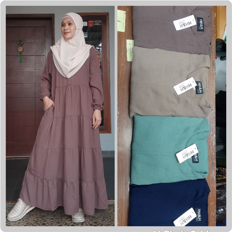 gamis wollycrepe premium