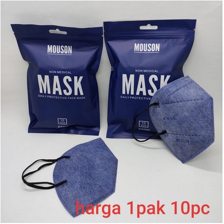 Mouson / Alkindo Masker KN95 5ply Face Mask Non Medis 10 pcs