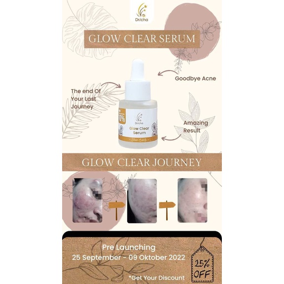 Dricha glow clear serum