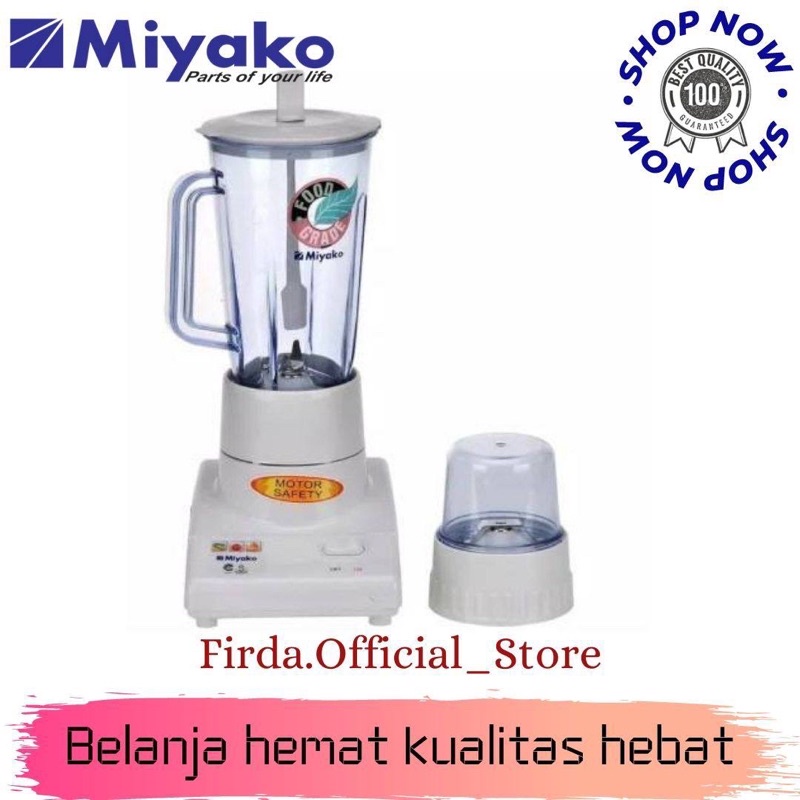 BLENDER 2 IN 1 MIYAKO BL-101 PL / BL 101 PL / BL101 PL [PLASTIK / 1 LITER] (GARANSI RESMI)