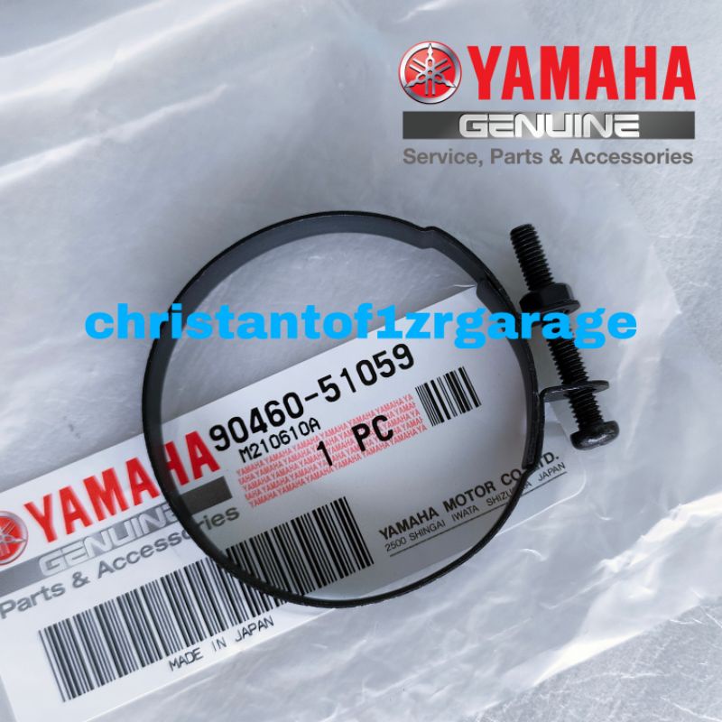 Clamp clem klem dari karbu karburator ke karet filter F1ZR FIZR F1Z Force1 Alfa Champ Original YGP