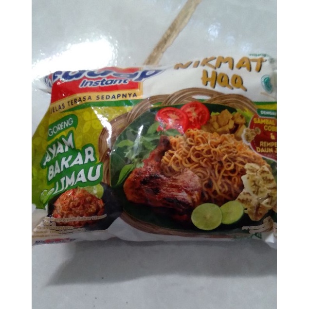 

Mie instant ayam bakar limau