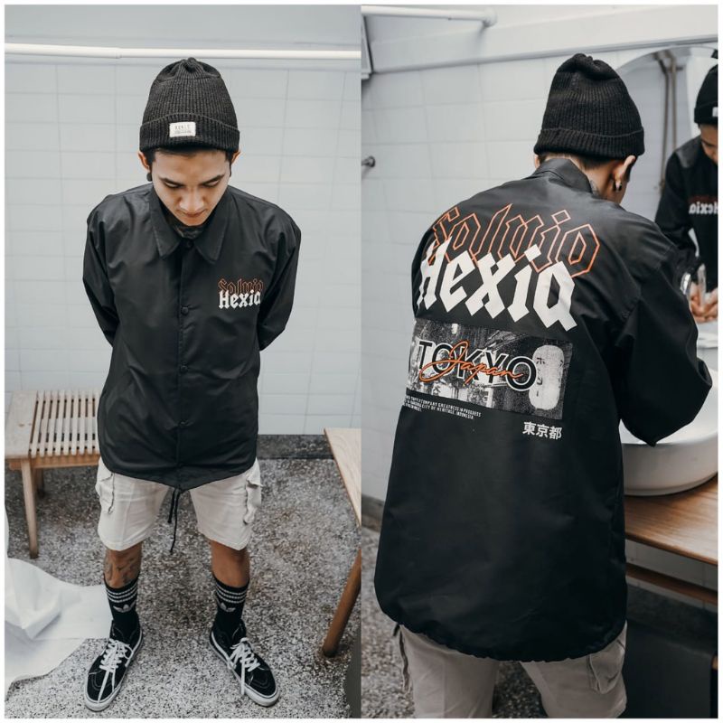 JAKET PRIA - JAKET COACH SALVIO HEXIA - JAKET COACH GENIUOS - JAKET