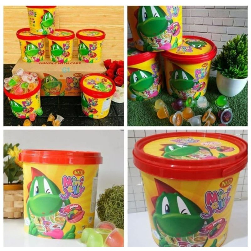 

Termurah Grosir Reseller Agar Inaco Jelly bucket / Ember per karton isi 6 Ember Gojek