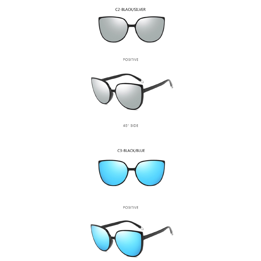 Fashion trend cat's eye ins personality beach wild sunglasses