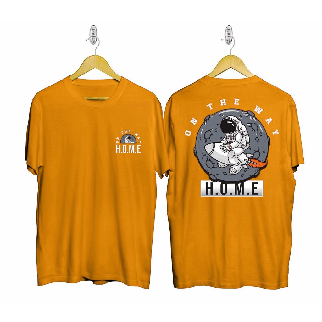 JNJ _ KAOS T-SHIRT ATASAN PRIA/ KAOS OTW HOME KUNING KUNYIT/KAOS TERBARU 2021//KAOS JEPANG / BAJU DI